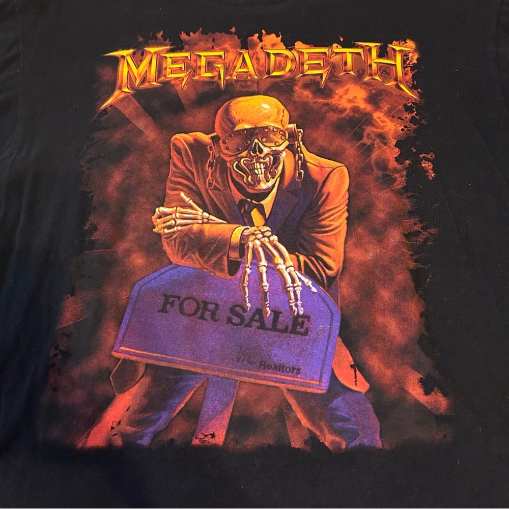 Megadeath Peace Sells Twenty Fifth Anniversary 1986-2011 Tour T-Shitt - Picture 3 of 7